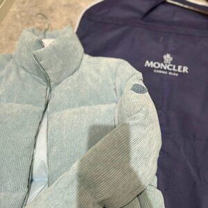 Moncler Antre quilted corduroy down jacket